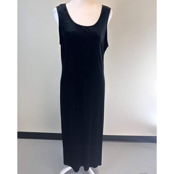 Vtg Inspired Black & Burgundy Velvet Patchwork Long Sleeve Maxi Dress Whimsigoth - Picture 7 of 16